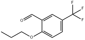 2-丙氧基-5-三氟甲基苯甲醛 结构式