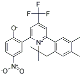 4-NITRO-2-[6,6,9,10-TETRAMETHYL-2-(TRIFLUOROMETHYL)-6H,7H-PYRIDO[2,1-A]ISOQUINOLINIUM-4-YL]BENZENOLATE 结构式
