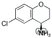 (R)-6-CHLORO-CHROMAN-4-YLAMINE 结构式