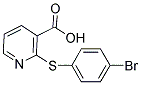 2-[(4-BROMOPHENYL)THIO]NICOTINIC ACID 结构式