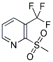 2-METHYLSULFONYL-3-TRIFLUOROMETHYLPYRIDINE 结构式