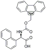 (R)-[(9H-FLUOREN-9-YLMETHOXYCARBONYLAMINO)]-NAPHTHALEN-1-YL-ACETIC ACID 结构式