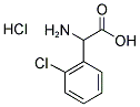 DL-2-氯苯甘氨酸盐酸盐 结构式