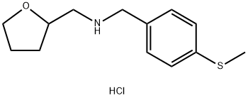 (4-METHYLSULFANYL-BENZYL)-(TETRAHYDRO-FURAN-2-YLMETHYL)-AMINE HYDROCHLORIDE 结构式