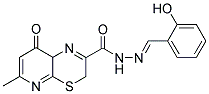 N'-[(1E)-(2-HYDROXYPHENYL)METHYLENE]-6-METHYL-8-OXO-8,8A-DIHYDRO-3H-PYRIDO[2,3-B][1,4]THIAZINE-2-CARBOHYDRAZIDE 结构式