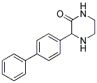 3-BIPHENYL-4-YL-PIPERAZIN-2-ONE 结构式