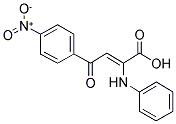 (2Z)-2-ANILINO-4-(4-NITROPHENYL)-4-OXOBUT-2-ENOIC ACID 结构式