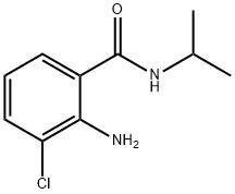 2-氨基-3-氯-N-异丙基苯甲酰胺 结构式