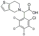 氯吡格雷-D4羧酸 结构式
