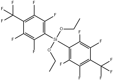 DIETHOXYBIS(4-PERFLUOROTOLYL)SILANE 结构式