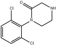 1-(2,6-DICHLORO-PHENYL)-PIPERAZIN-2-ONE 结构式