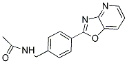 N-(4-[1,3]Oxazolo[4,5-b]pyridin-2-ylbenzyl)acetamide 结构式