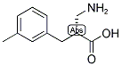 (R)-2-AMINOMETHYL-3-M-TOLYL-PROPIONIC ACID 结构式