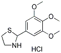 2-(3,4,5-TRIMETHOXY-PHENYL)THIAZOLIDINEHYDROCHLORIDE 结构式