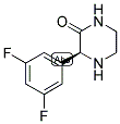 (S)-3-(3,5-DIFLUORO-PHENYL)-PIPERAZIN-2-ONE 结构式