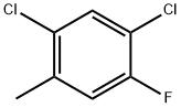 2,4-二氯-5-氟甲苯 结构式