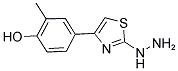 4-(2-HYDRAZINO-THIAZOL-4-YL)-2-METHYL-PHENOL 结构式