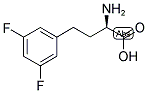 (R)-2-AMINO-4-(3,5-DIFLUORO-PHENYL)-BUTYRIC ACID 结构式