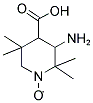 3-AMINO-1-OXYL-2,2,5,5-TETRAMETHYLPYRROLIDINE-4-CARBOXYLIC ACID 结构式