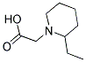 (2-ETHYL-PIPERIDIN-1-YL)-ACETIC ACID 结构式