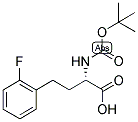 (S)-2-TERT-BUTOXYCARBONYLAMINO-4-(2-FLUORO-PHENYL)-BUTYRIC ACID 结构式