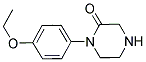 1-(4-ETHOXYPHENYL)PIPERAZIN-2-ONE 结构式