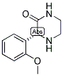 (R)-3-(2-METHOXY-PHENYL)-PIPERAZIN-2-ONE 结构式