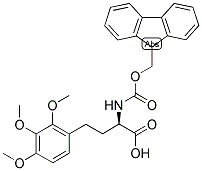 (R)-2-(9H-FLUOREN-9-YLMETHOXYCARBONYLAMINO)-4-(2,3,4-TRIMETHOXY-PHENYL)-BUTYRIC ACID 结构式