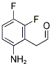 2,3-DIFLUORO-6-AMINO-PHENYLACETALDEHYDE 结构式