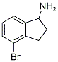 4-BROMO-INDAN-1-YLAMINE 结构式