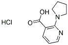 2-PYRROLIDIN-1-YLNICOTINIC ACID HYDROCHLORIDE 结构式