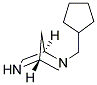 2-Cyclopentylmethyl-2,5-diaza-bicyclo[2.2.1]heptane 结构式
