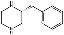 (R)-2-(吡啶-2-基甲基)哌嗪 结构式