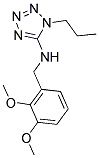 N-(2,3-DIMETHOXYBENZYL)-1-PROPYL-1H-TETRAZOL-5-AMINE 结构式