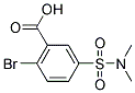2-BROMO-5-[(DIMETHYLAMINO)SULFONYL]BENZOIC ACID 结构式