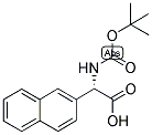 (S)-TERT-BUTOXYCARBONYLAMINO-NAPHTHALEN-2-YL-ACETIC ACID 结构式