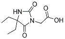 (4,4-DIETHYL-2,5-DIOXO-IMIDAZOLIDIN-1-YL)-ACETIC ACID 结构式