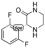 (R)-3-(2,6-DIFLUORO-PHENYL)-PIPERAZIN-2-ONE 结构式