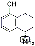 (S)-5-AMINO-5,6,7,8-TETRAHYDRONAPHTHALEN-1-OL 结构式