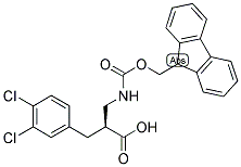 (S)-3-(3,4-DICHLORO-PHENYL)-2-[(9H-FLUOREN-9-YLMETHOXYCARBONYLAMINO)-METHYL]-PROPIONIC ACID 结构式