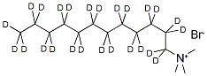 DODECYL-D25-TRIMETHYLAMMONIUM BROMIDE 结构式