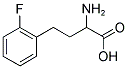 2-AMINO-4-(2-FLUORO-PHENYL)-BUTYRIC ACID 结构式