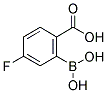 2-CARBOXY-5-FLUOROPHENYLBORONIC ACID 结构式