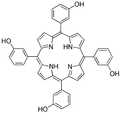 MESO-TETRA(M-HYDROXYPHENYL)PORPHINE 结构式
