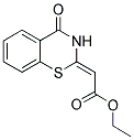 ETHYL (2Z)-(4-OXO-3,4-DIHYDRO-2H-1,3-BENZOTHIAZIN-2-YLIDENE)ACETATE 结构式
