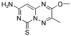 8-AMINO-2-METHOXY-3-METHYL-6H-PYRIMIDO[1,6-B][1,2,4]TRIAZINE-6-THIONE 结构式
