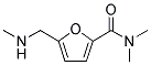 N,N-DIMETHYL-5-[(METHYLAMINO)METHYL]-2-FURAMIDE 结构式