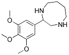 2-(3,4,5-TRIMETHOXY-PHENYL)-[1,4]DIAZOCANE 结构式