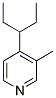 4-(1-ETHYL-PROPYL)-3-METHYL-PYRIDINE 结构式