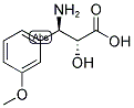 3-(R)-AMINO-2-(R)-HYDROXY-3-(3-METHOXY-PHENYL)-PROPIONIC ACID 结构式